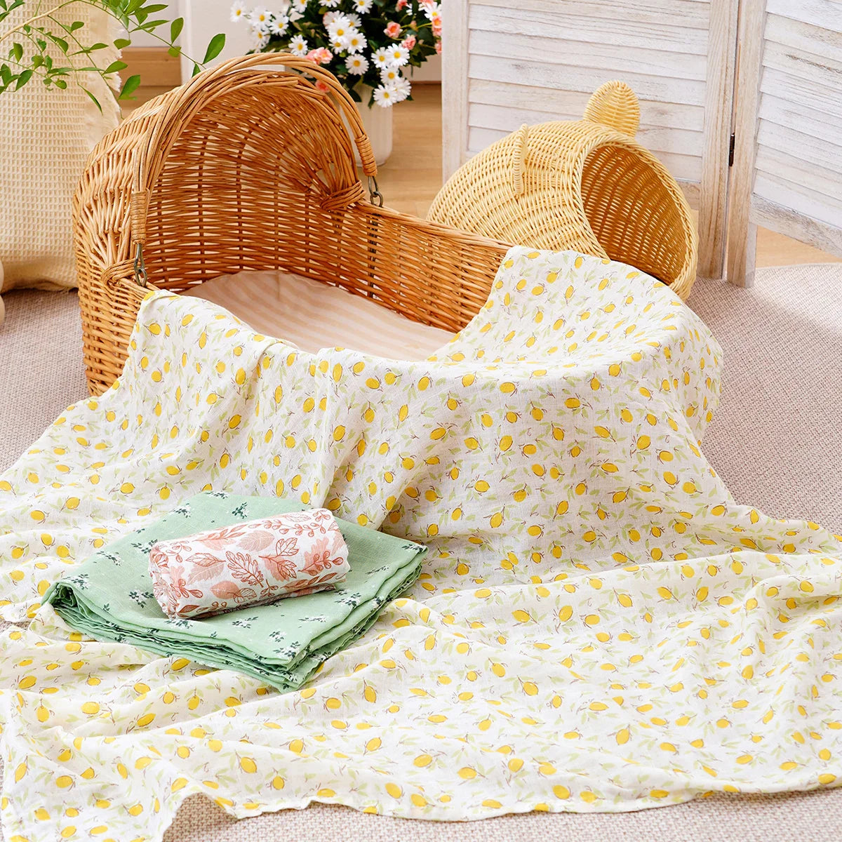 סט שמיכות במבוק